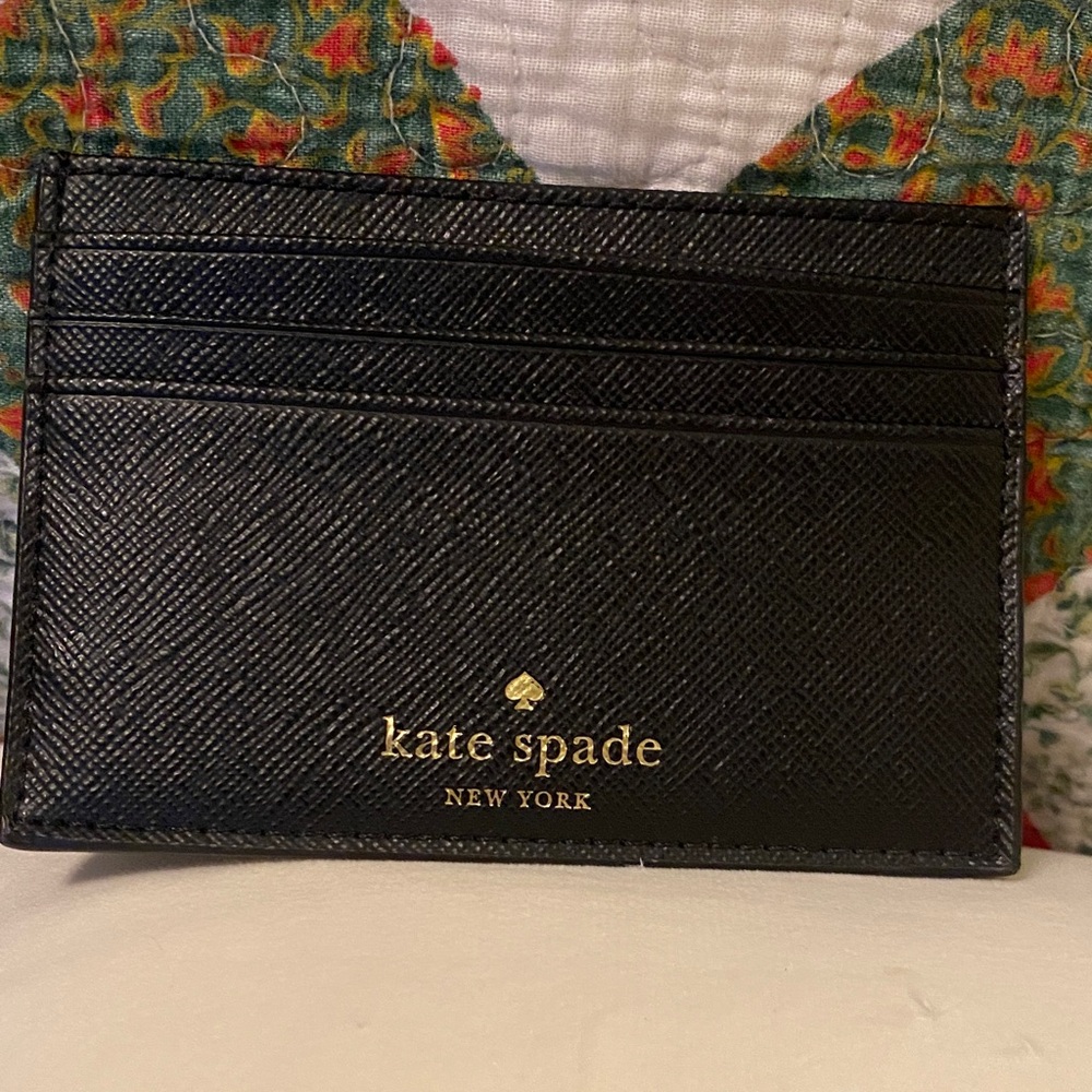 Kate Spade Black Card Holder - Picture 2 of 2